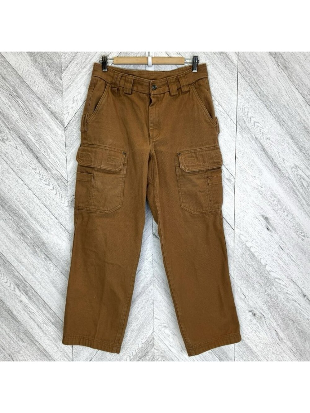 Duluth Trading Company Fire Hose Cargo Work Pants Mens 30x30 Canvas Utility